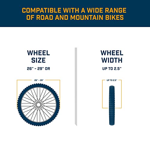 Alpcour Bike Trainer 4-Tier Riser Block For Front Wheel With Anti-Skid Design – Compatible With Stationary Mountain And Road Bikes For A Natural Riding Position Set-Up With Extender #TOP5