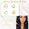 40PCS Hair Jewelry for Braids Cuffs Dreadlock, Adjustable Non-Piercing Ear Clip Beard Beads Cuffs Clip Hair for Women and Girls (Gold) #1