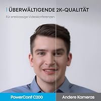 Anker PowerConf C200 2K USB-Webcam, Webcam für Laptops, Stereo-Mikrofone – Ansicht 2