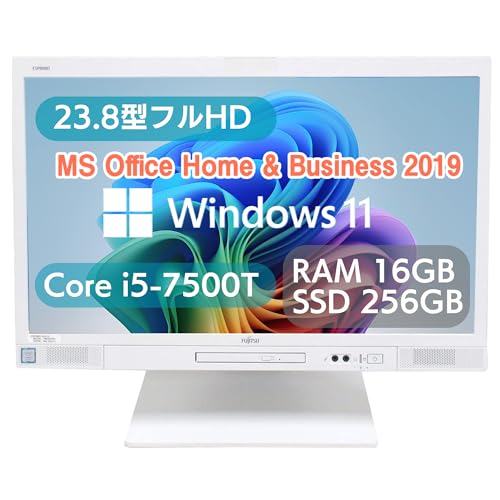 <週末特価> 富士通 一体型デスクトップPC FMVF53B1B SSD換装済 marshal_fmvf73d1bk-k2g27d1v