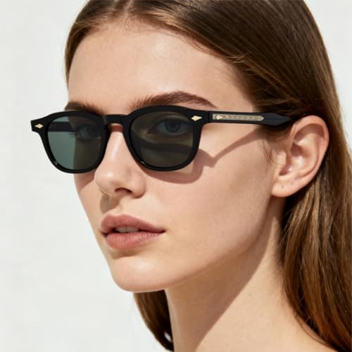Lunettes de soleil de luxe en acétate d'exception style rétro col. c4 - 7