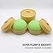 Dumpling Squishy Mystery Box Realistic Dumpling Squishy with Steamer Basket, Sensory Fidget for Adults & Teens, Big Stress Relief Ball, Easter Basket Stuffers & Sensory Gift (Green)