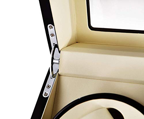 Montre winder automatic 6 montres avec boîte de boîtier silencieuse autonome - 2