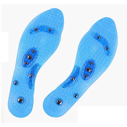 YK La Plantilla Magnética del Masaje para Los Hombres Y Las Mujeres Las Plantillas De La Acupuntura Pueden Perder El Peso (Paquete De 2),OtherSize-Royalblue(38-43)[Packof2]