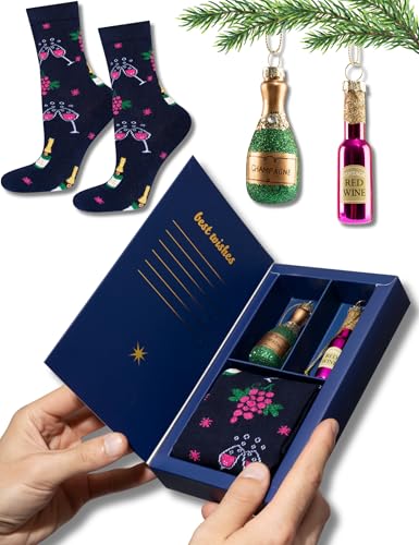 soxo Lustige Weihnachtskugeln Glas Weihnachtsbaum Deko Weihnachten...