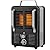 Comfort Zone Electric Portable Milkhouse Style Utility Space Heater with Adjustable Thermostat, Overheat Protection, and Safety Tip-Over Switch, Ideal for Garage or Greenhouse, 1,500W, CZ798BK