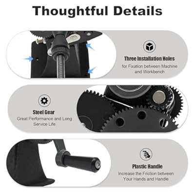 Hand Coil Winding Machine, Manual Coil Winder, Round Manual Hand Dualpurpose Coil Counting Range 0-99999