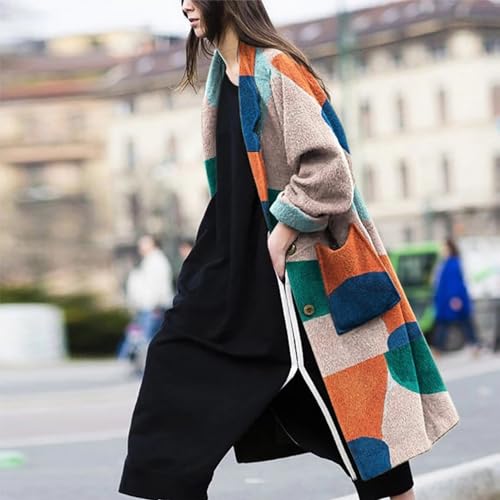 Trench Coats for Women Long Coat Fall/Winter Fashion 2025 Peacoat Womens Lapel Jackets Shackets Plus Size2