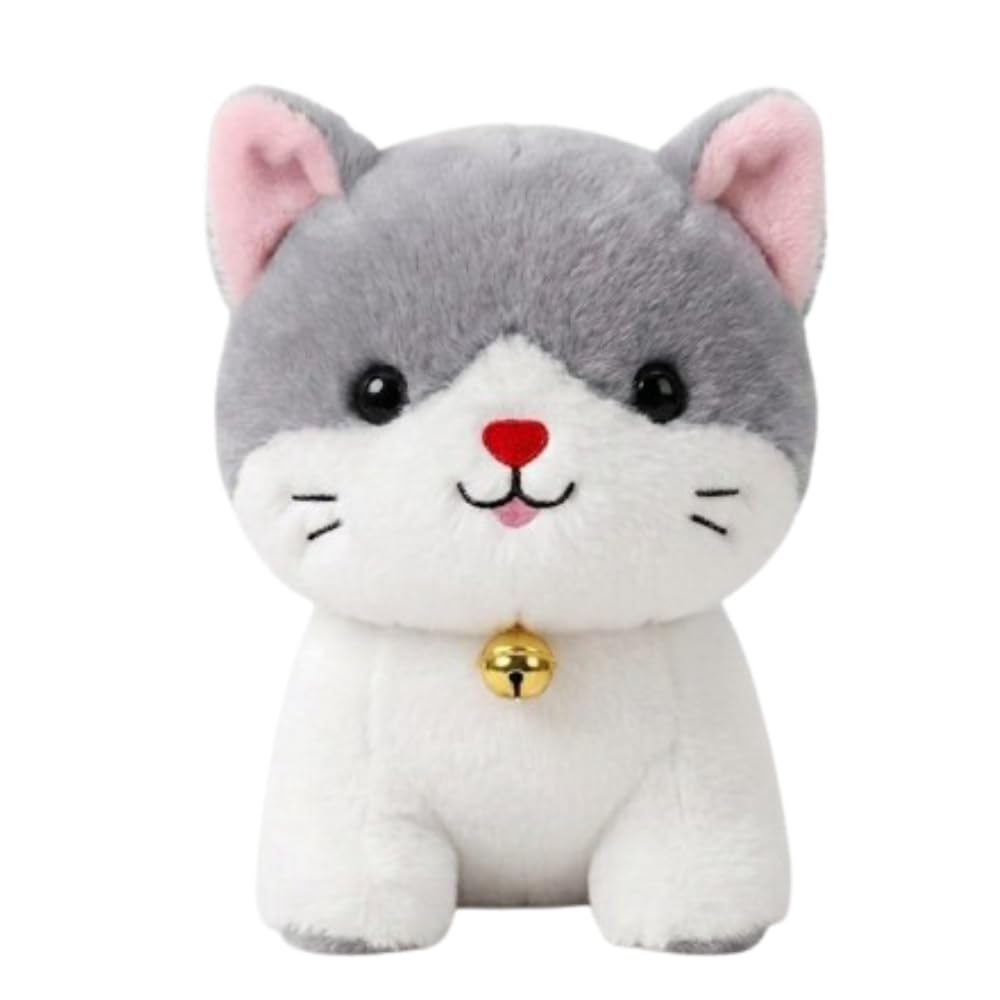 Liquortees Cat Plush Toys, Soft Toy, Kids Soft Toys for Girls (Grey 22 CM)-image-36