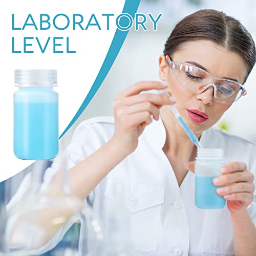 Pinkunn YLI-PINKUNN-505 20 Pcs Plastic Sample Bottles 4Oz/ 125Ml Laboratory Grade Polypropylene Wide Mouth Reagent Bottles Clear Liquids Storage Bottles thumb #5