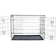 TRIXIE Hundebox Home schwarz – L: 109 × 79 × 71 cm – faltbarer Hundekäfig mit 2 Türen & sicheren Verschlüssen, verzinkte Transportbox mit stabiler Bodenwanne für Zuhause & unterwegs – 39304