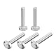 QUARKZMAN 5Stk T-Schlitz Bolzen M5x30mm T Schlitz Einsteigen Bolzen Schieben Bolzen 304 Edelstahl T Form Schrauben für T Spur