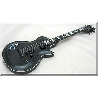 ARTSTUDIO35 URUHA Guitare Miniature avec médiator ESP The Gazztte - Les Beatles, Paul McCartney, John Lennon, RIngo Starr, George Harrison ARTSTUDIO35 URUHA Guitare Miniature avec médiator ESP The Gazztte – Image 3