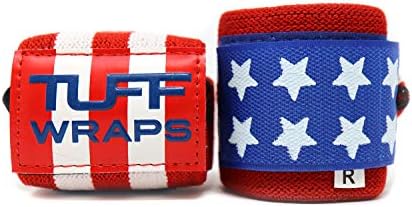 TuffWraps Villain Sidekick Wrist Wraps - No Thumb Loop Lifting Straps - Wrist Straps For Men & Women. Gym, Crossfit, Power Lifting, Body Building, Weightlifting, Deadlift
