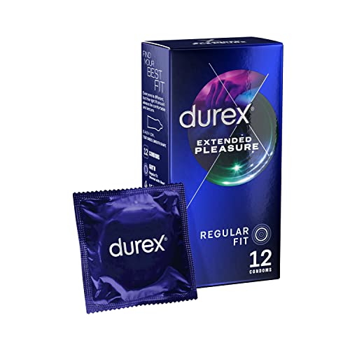 Durex Extended Pleasure Condoms Clear Pack of 12