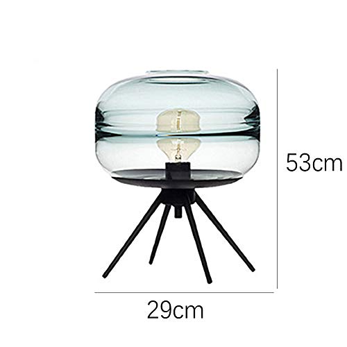 Lampe de table en verre anti-éblouissement avec variateur E27 - 7