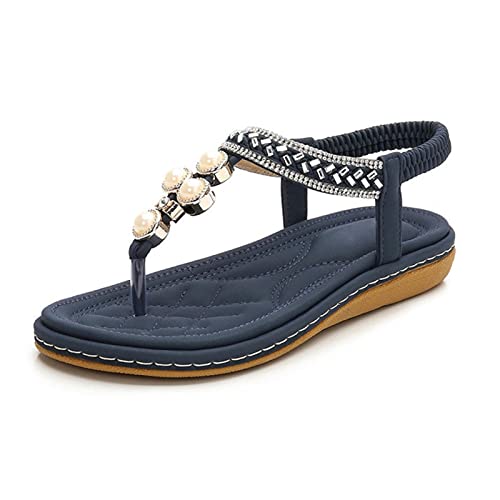 Sandales en cristal pour femmes finis les maux de pieds sur la plage avec ces tongs