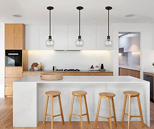 Plafonnier moderne globe pour éclairer une entrée sombre avec style