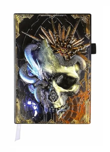 Image of Alokik Enterprise 3D Night Ritual DND Lether Vintage Journal Writing Notebook With 200 Pages A5 Journal,Antique Handmade Leather Diary,Travel Diary&Notebooks To Write In,Diary Gift For Men Women