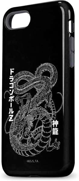 Skinit Pro Phone Case Compatible with iPhone 8 - Officially Licensed Dragon Ball Z Negative Shenron Design