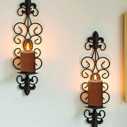 Image of Battery Operated Flameless Candles with 6 Hour Timer 3 Pack Real Wax Vertical Stripe 3D Wick Flickering LED Pillar Candles Dinner Wedding Christmas Holiday Decor(Brown, 3 inch D x 5 inch, 6 inch, 7 inch H)