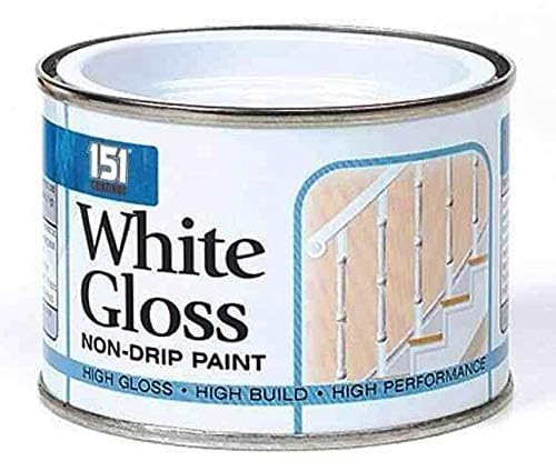 FAMBIZ 151 Coatings Varnish & Paint Tin, Smooth, Quick Drying, Long Lasting, Easy to Apply, Ideal for Restoration, DIY Projects & Home Improvement, 180ml (Paint, White Gloss)