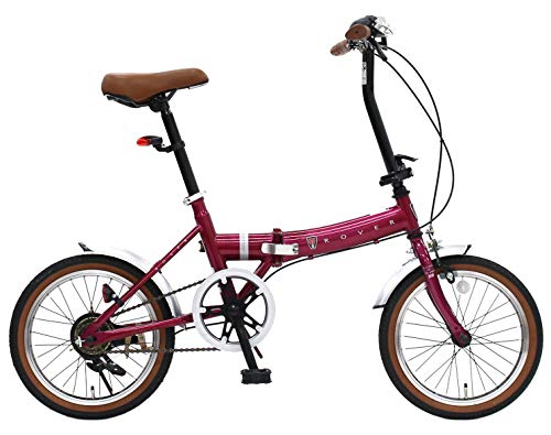 ROVER FDB160(ライト・テールランプ付き) レッド 16インチ 小型折りたたみ自転車 泥除け付き 18216-0200のサムネイル