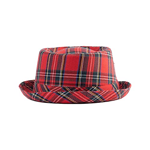 Tartan Traditions Royal Stewart - Gorro de tartán verde, Stewart Real, M