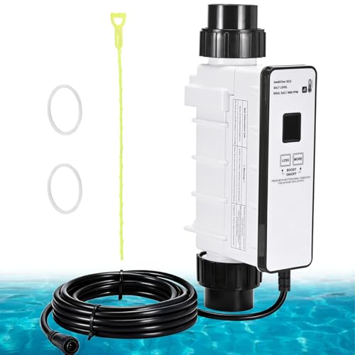 Hupsjer IC40 Salt Chlorine Generator Fit for Pentair IntelliChlor IC40 EC-520555 520555 Power Center Replacement Pool Salt Cell Chlorine Generator Inground Pools up to 40 000 Gallons