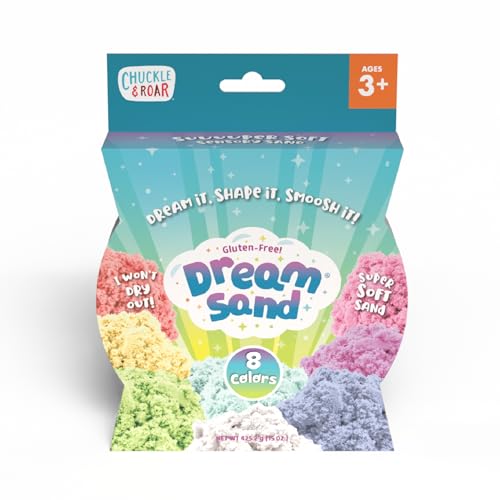 Chuckle & Roar Dream Sand Wheel Sensory Sand Toy for Kids 8 Colors 3+