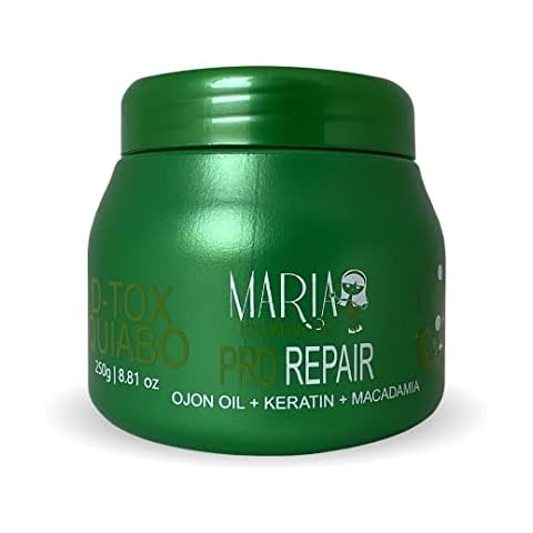 Maria Escandalosa | D-TOX Quiabo Hair Mask | Ojon Oil + Keratin+ Macadamia | 250 gr / 8.81 oz. Cover