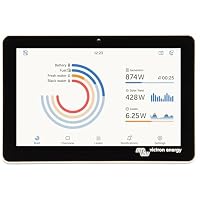 Victron Energy GX Touch 70 Anzeigebildschirm - Wasserdichter 7-Zoll Touchscreen für Cerbo GX zur Systemüberwachung und Steuerung - Einfache Montage am Armaturenbrett - Inklusive HDMI-Kabel – Ansicht 1
