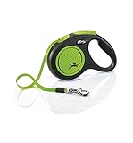 für Hunde bis 25 kg FLEXI New NEON neon-grün Gurt 5 m