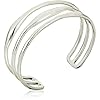 Lucky Brand Women's Simple Life Bar Cuff Bracelet, One Size