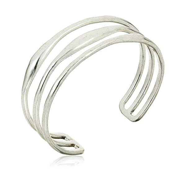 Lucky Brand Women's Simple Life Bar Cuff Bracelet, One Size