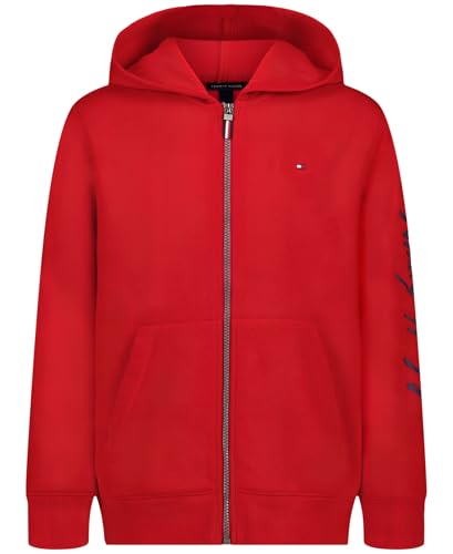 Sweat à capuche garçon Tommy Hilfiger idéal pour la cour de récréation et le sport