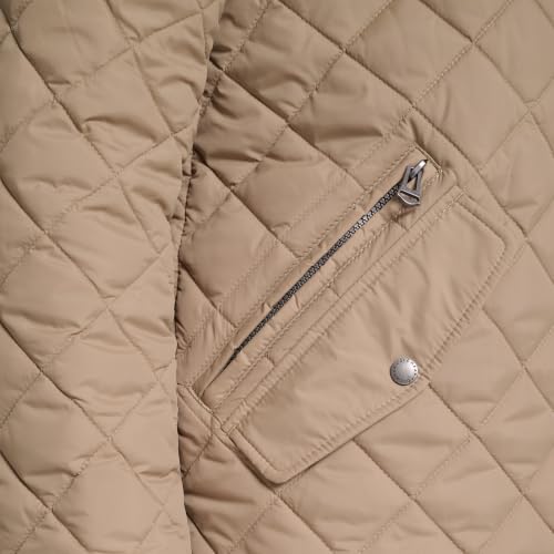 Image of Cole Haan Men's Stand Collar Quilted Jacket Coat