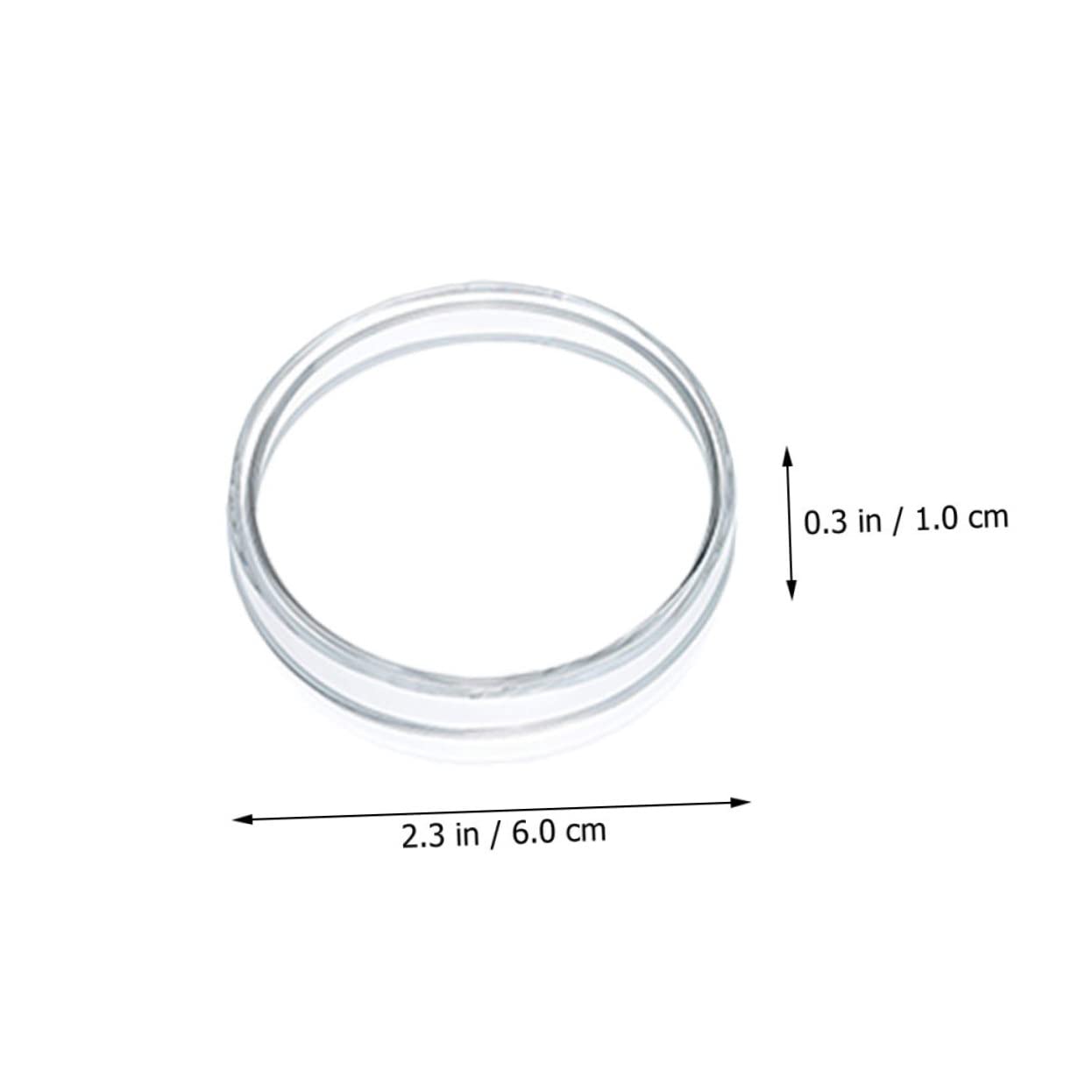 MUSISALY 10pcs Storage Dish Lids for Agar Plates Lab Teaching Heat Resistant Dishes