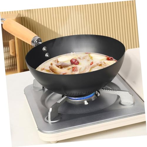 Wok tradicional de hierro antiadherente para cocción miniatura 7