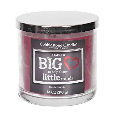 Sweet Apple Scented Jar Candle | Home Decor, Soy Wax Blend with Triple