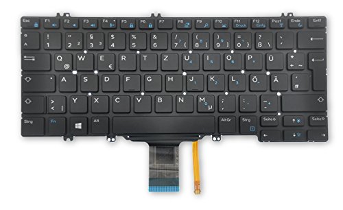 Preisvergleich Produktbild Dell 2TVV1 - QWERTZ Backlight Keyboard (German) (12 Warranty)