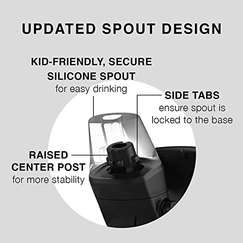 Image of Contigo Kids Straw Water Bottle with AUTOSPOUT Lid, 14oz., 2 Pack, Eggplant & Dinos