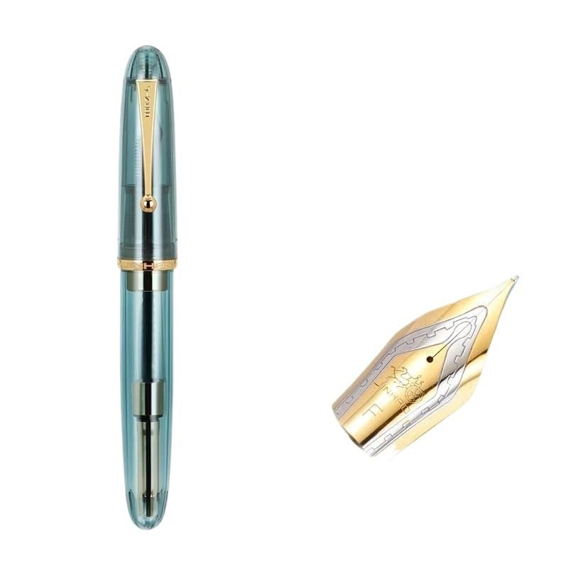 Stylo-plume à grand corps jaune pour éviter la fatigue lors de l'écriture manuscrite
