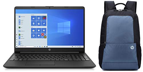 Image of HP 15 10th Gen Intel Core i5 15.6-inch FHD Laptop (i5-10210U /8GB /1TB /Win 10 /NVIDIA MX110 2GB Graphics /MS Office /1.74kg), 15s-du1079tx and Bag Combo
