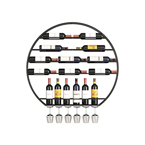 Étagère à vin pour bouteilles d'alcool en métal haut de gamme - 2