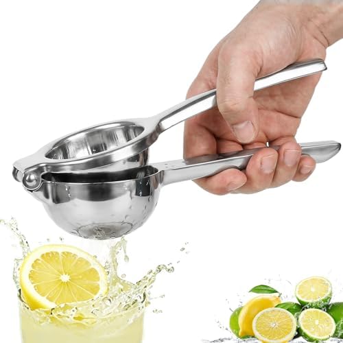 Lemon Squeezer, Easy-to-Squeeze Large Manual Citrus Juicer, Heavy...