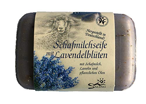 Saling, Jabón de leche de oveja, flores de lavanda