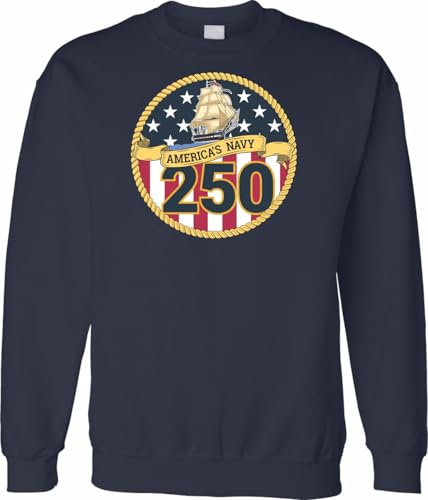 MilitaryBest U.S. Navy 250th Anniversary Printed Sweatshirt