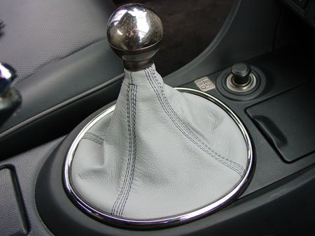 RedlineGoods Shift Boot Compatible with Lexus is 2001-05. Tailor Made - not Universal. Genuine top-Grade Italian Black Leather with Black Thread