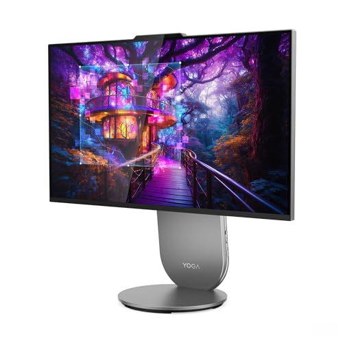 Image of Lenovo 2026 Yoga AIO All-in-One Desktop 27 inch WQHD IPS 16-Core Intel Core Ultra 7 255H Arc 140T Graphics 16GB LPDDR5 1TB NVMe SSDWIFI BE RJ45 HDMIv2.1 Webcam Keyboard Mouse Windows 11 Prow /RE USB